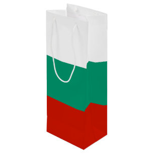 Bulgaria flag wine gift bag