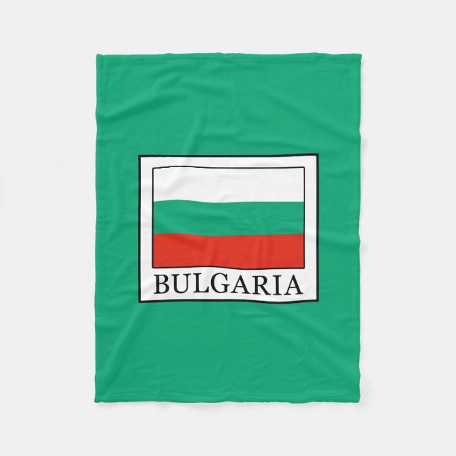 Bulgaria Fleece Blanket (Front)
