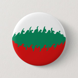 Bulgaria Gnarly Flag 2 Inch Round Button