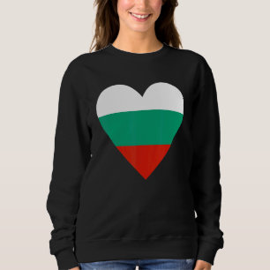 Bulgaria Love Sofia Bulgaria Balkans Bulgarian Fla Sweatshirt