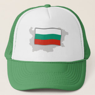 Bulgaria Map and Flag Trucker Hat