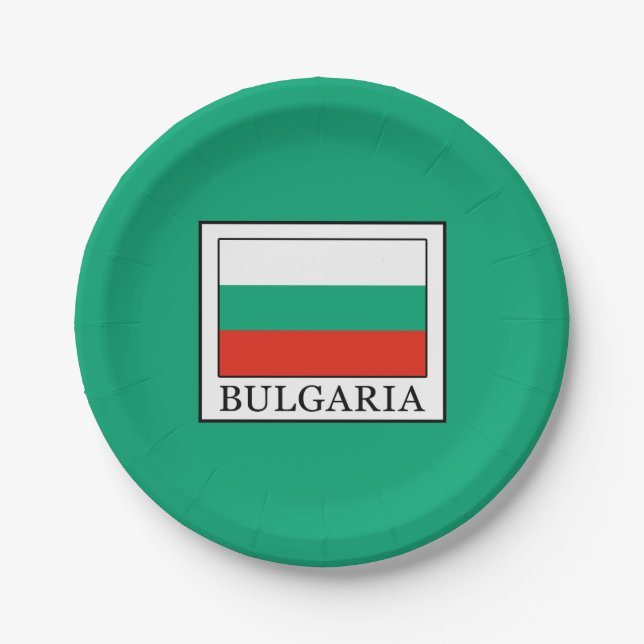 Bulgaria Paper Plate (Front)