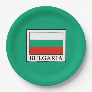 Bulgaria Paper Plate