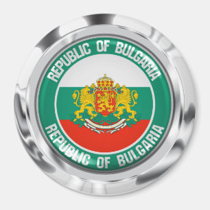 Bulgaria Round Emblem Magnet