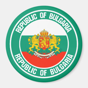Bulgaria Round Emblem Magnet