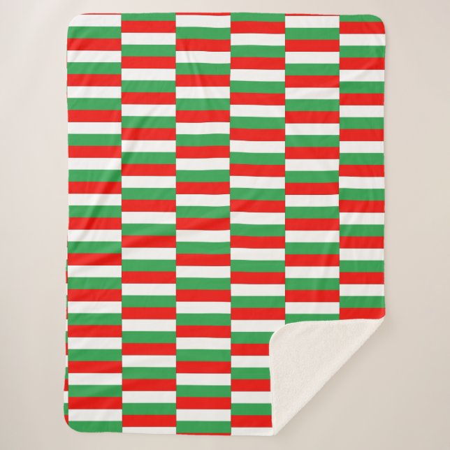 Bulgaria Sherpa Blanket (Front)