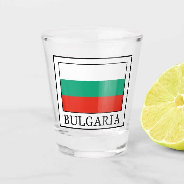 Bulgaria Shot Glass (Front)