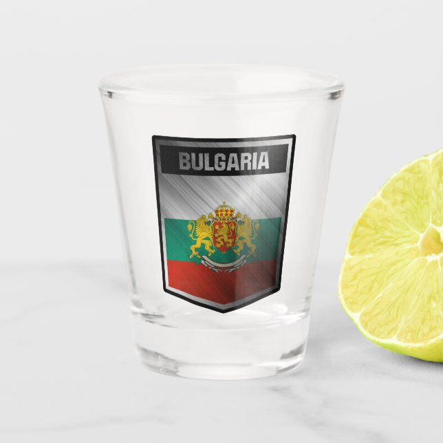 Bulgaria Shot Glass (Front)