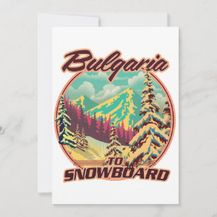 Bulgaria to Snowboard Invitation