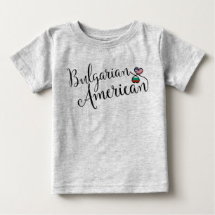 Bulgarian American Entwinted Hearts Tee Shirt