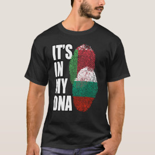 Bulgarian And Belarusian Mix DNA Flag Heritage T-Shirt