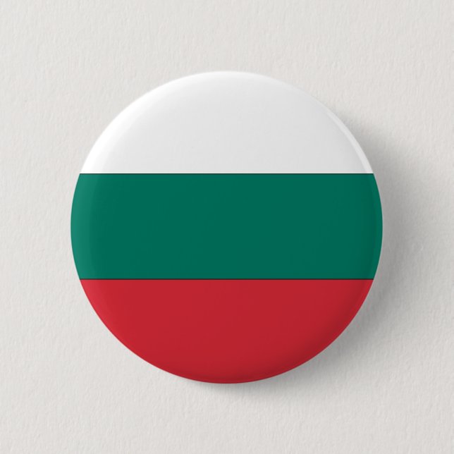 Bulgarian Flag 2 Inch Round Button (Front)