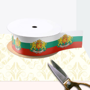 Bulgarian flag colours ribbon, Bulgaria /sports Satin Ribbon