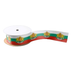 Bulgarian flag colours ribbon, Bulgaria /sports Satin Ribbon