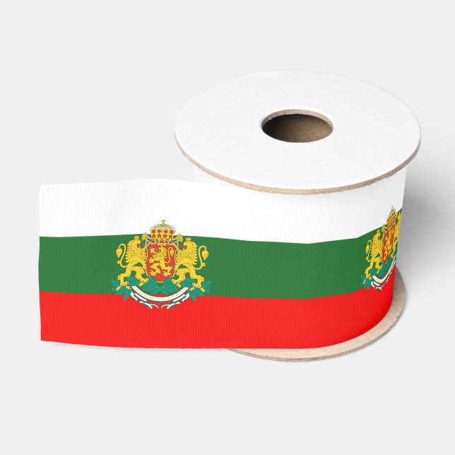 Bulgarian flag grosgrain ribbon (Spool)