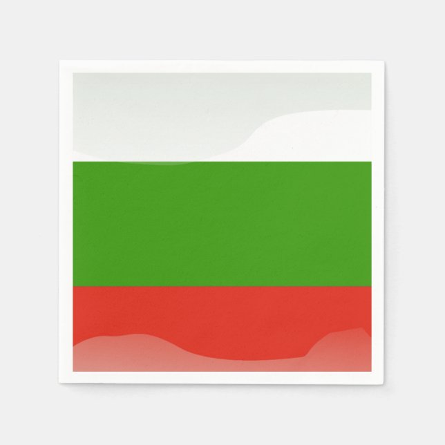 bulgarian flag napkin (Front)
