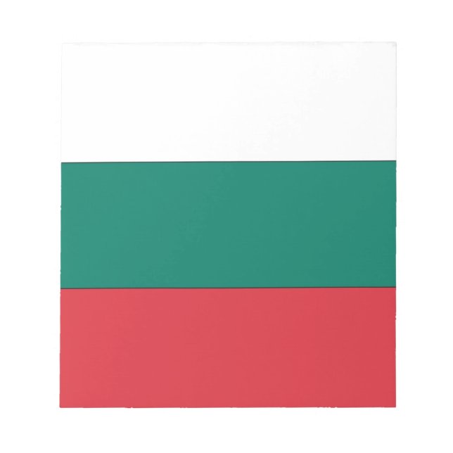 Bulgarian Flag Notepad (Front)