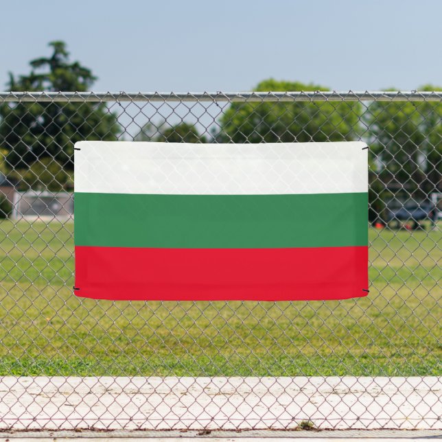 Bulgarian flag of Bulgary custom banner sign (Insitu)