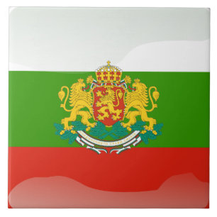 Bulgarian flag tile