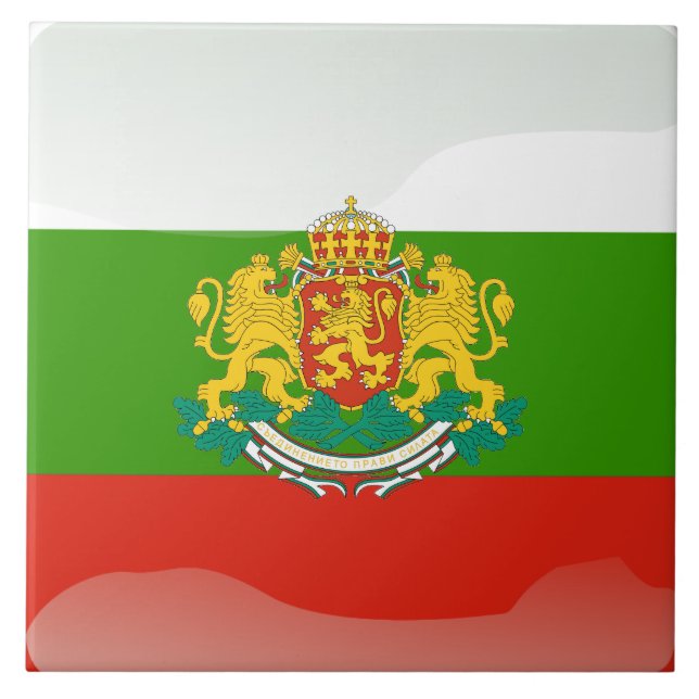 Bulgarian flag tile (Front)