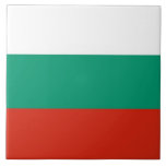 Bulgarian Flag Tile<br><div class="desc">Add a touch of Bulgarian pride to your home decor with our exclusive tile featuring the flag of Bulgaria! Crafted with meticulous attention to detail, this tile is not just a decorative item; it’s a celebration of Bulgaria’s rich heritage and cultural significance. The vibrant design prominently displays the iconic Bulgarian...</div>