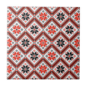 Bulgarian Flower Pattern Tile