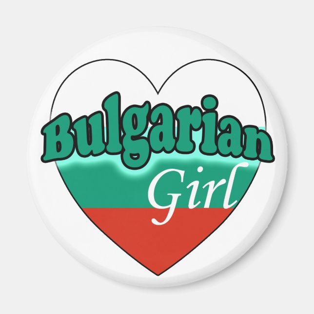 Bulgarian Girl Magnet (Front)