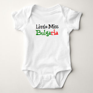 bulgarian little miss baby bodysuit