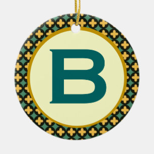 Bulgarian Orthodox Monogram Ceramic Ornament