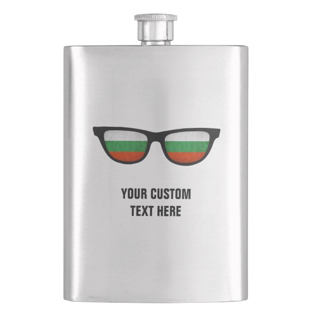 Bulgarian Shades custom flask (Front)