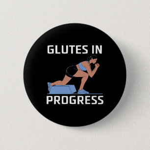 Bulgarian Squat Exercise Bodybuilding Fitness Work 2 Inch Round Button
