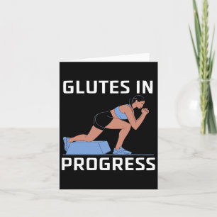Bulgarian Squat Exercise Bodybuilding Fitness Work Card