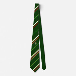 Bulgarian stripes flag tie