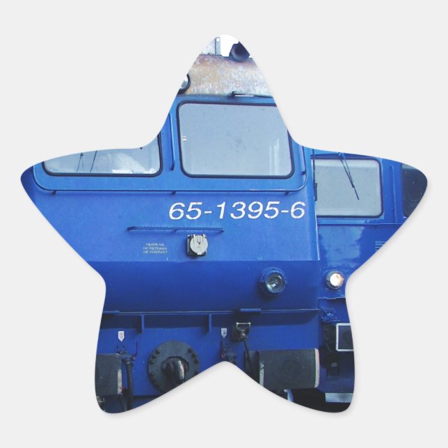 Bulgarian Train. Star Sticker (Front)