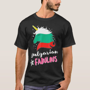 Bulgarian Unicorn Bulgaria Flag T-Shirt