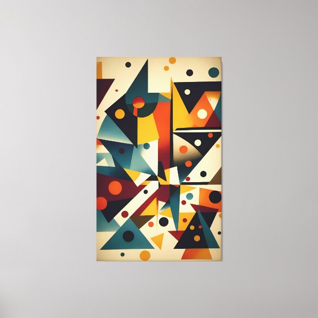 Bulging with Abstraction - Ken Gauge Art Canvas Print (Front)