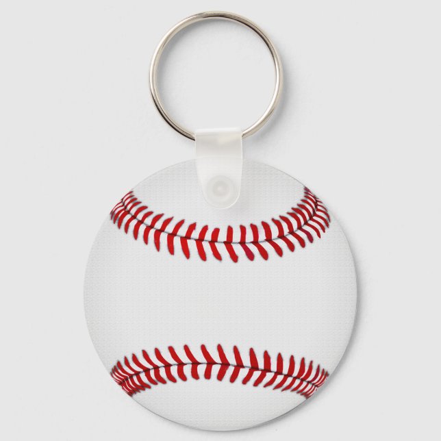 Bulk Cheap Baseball Keychains, Customizable too Keychain (Front)