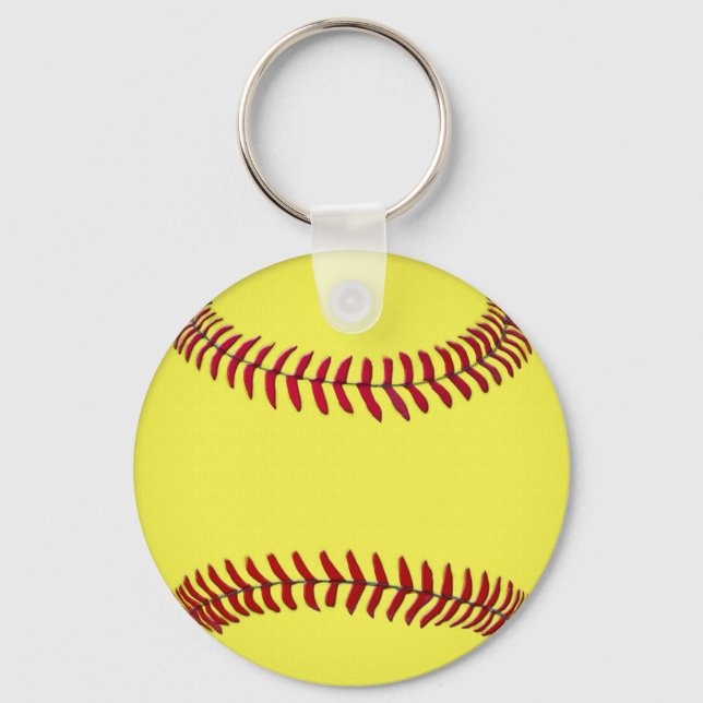 BULK Cheap Softball Gifts for Players Keychain (Front)