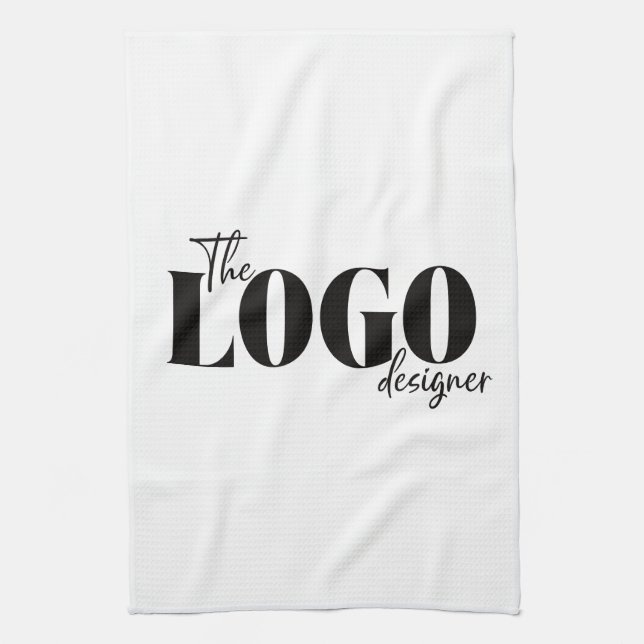 Bulk Corporate Custom Logo Company Personalized  Kitchen Towel (Vertical)