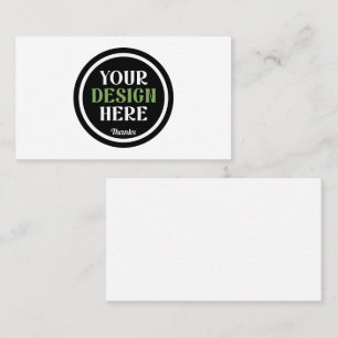 Bulk Custom Logo Company Employee Appreciation Calling Card