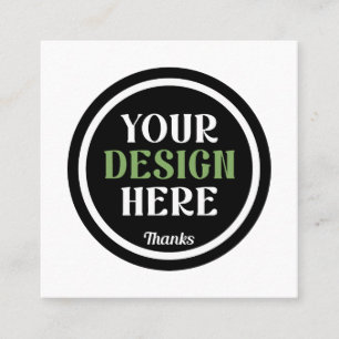 Bulk Custom Logo Company Employee Appreciation Calling Card