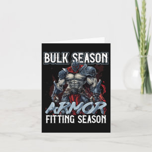 Bulk Season Armor Fitting Season Gym Meme Card