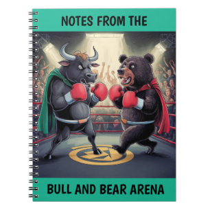 Bull and Bear Customized Notebook