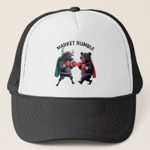 Bull and Bear Customized Trucker Hat
