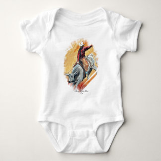 BULL AND RIDER BABY BODYSUIT