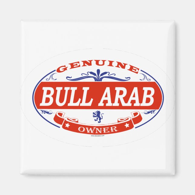 Bull Arab  Magnet (Front)