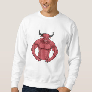 Bull as Bodybuilder extreme Sweatshirt
