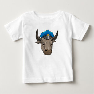 Bull as Police officer Police Baby T-Shirt