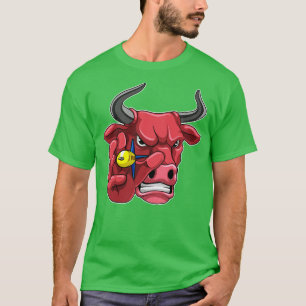 Bull at Darts with Dart 2 T-Shirt