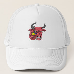 Bull at Darts with Dart Trucker Hat